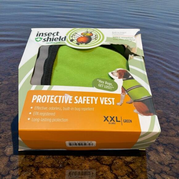 Insect Shield Dog Safety Vest XXL Protective Repels Mosquito Ticks Fleas Gear - Picture 1 of 13